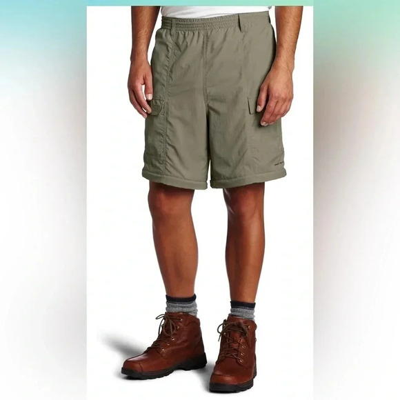 Columbia UPF 50 Aruba III quick dry zip off convertible pants sage color - Picture 3 of 13